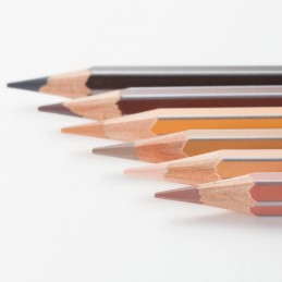 Lápis de cor Skin tones / tons de pele GIOTTO Caixa com 12 lápis